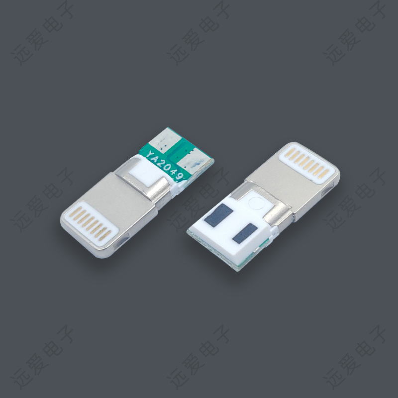 8P十顆料兩芯帶自動喚醒數(shù)據(jù)線插頭
